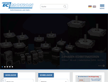 Tablet Screenshot of ec-motion.de